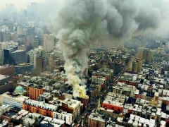 Major Blaze Rips Through New York Building