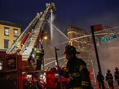 19 Hurt as Blast, Then Fire Bring Down New York Buildings