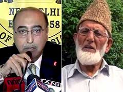 Pakistani Envoy Abdul Basit Calls On Separatist Leader Geelani in Delhi
