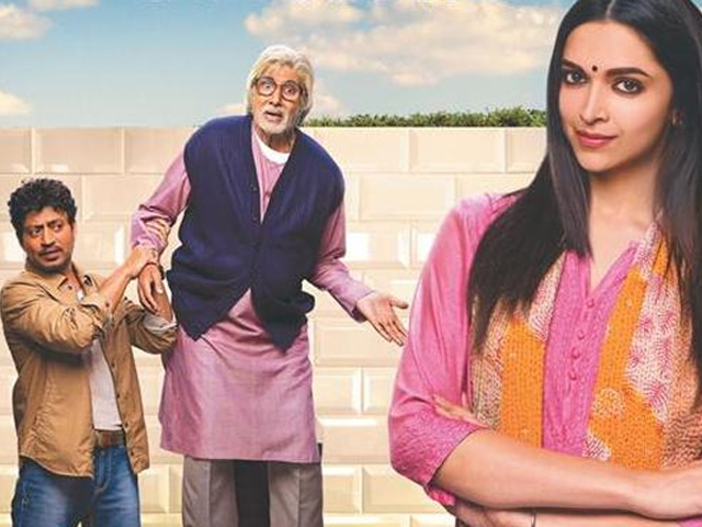 <i>Piku</i> Poster Gives a Peek into the Lives of Deepika, Big B, Irrfan