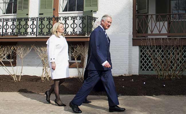 Britain's Prince Charles Tours School, Veterans' Home in US Visit