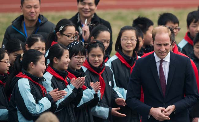 Prince William Tries Out Football Diplomacy in China