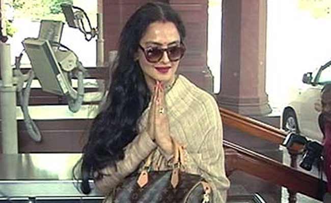 Rekha Attends Rajya Sabha for 10 Minutes