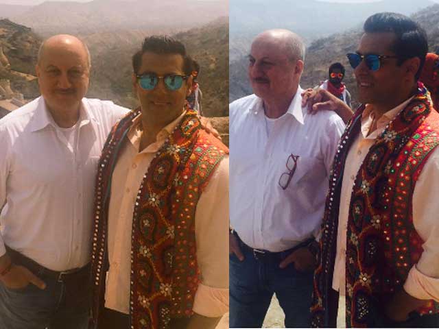 Salman Khan Shoots for Prem Ratan Dhan Payo at Rajasthan Fort