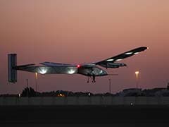 Solar-Powered Plane Takes Off in First Round-the-World Attempt