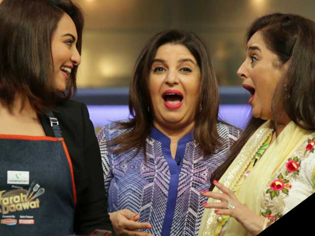On Farah Ki Daawat, Sonakshi Sinha Learns to Cook from Mother Poonam
