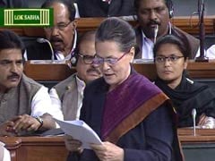 In Rare Speech, Sonia Gandhi Accuses Government of Andhra Pradesh Apathy