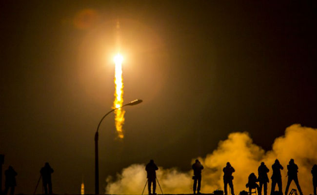 Soyuz Spacecraft With Russian, US Astronauts Blasts Off to International Space Station