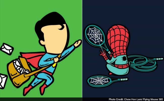 Tongue-In-Cheek Posters Tell Us What Superheroes Really do for a Living