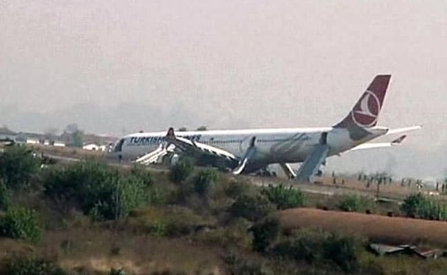 Turkish Airlines Plane Skids off Nepal Runway, Passengers Safe