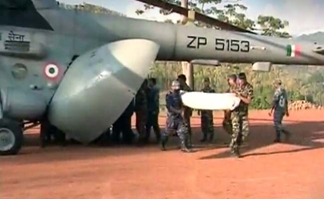 On Board an Indian Air Force Chopper Mission in Earthquake-Hit Nepal