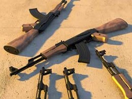 Policeman Decamps With 4 AK 47 Assault Rifles In Kashmir Policeman Decamps With 4 AK 47 Assault Rifles In Kashmir