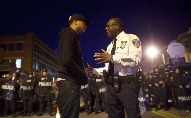 Police Enforce Curfew in Riot-Hit Baltimore