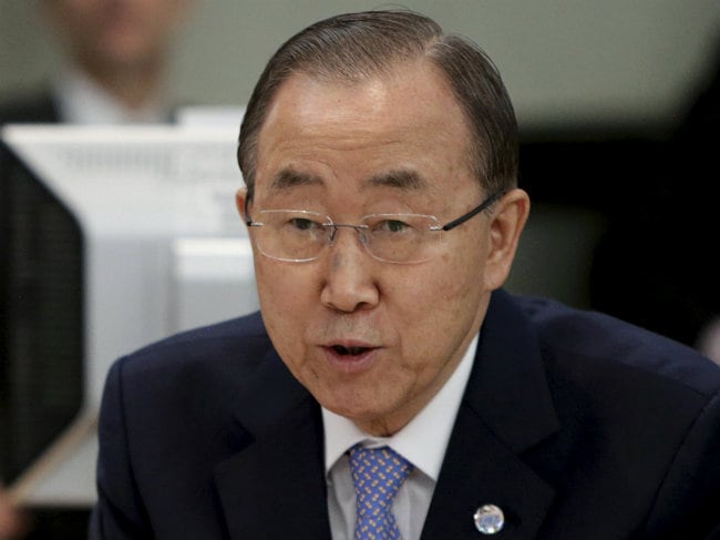 UN Chief Ban Ki-Moon Voices Growing Concern Over Migrant Crisis