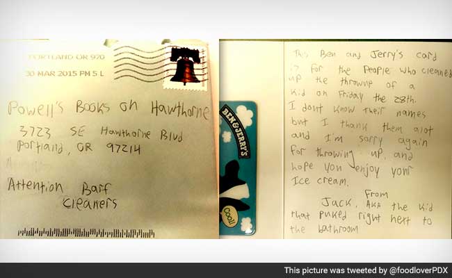 Attention Barf Cleaners: What This Child Wrote After Throwing Up at a Bookstore