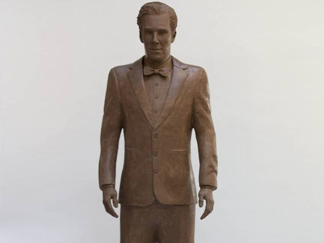 Benedict Cumberbatch Gets Life-Sized Chocolate Statue