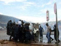 Burundi Police Teargas Protesters Opposing Presidential Third Term