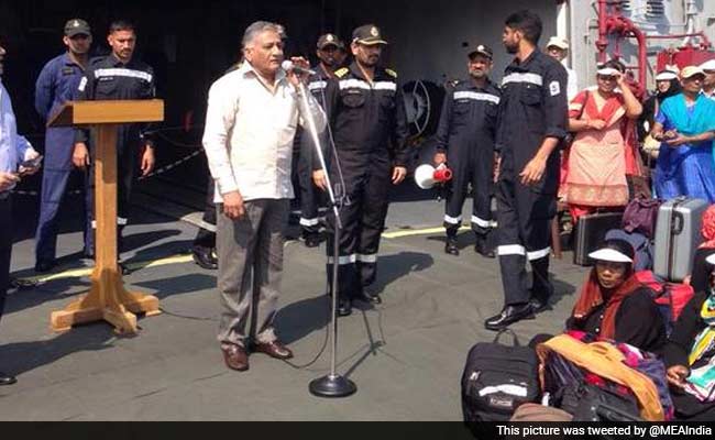 After Dramatic Night Rescue From Yemen, 350 Indians on Way Home