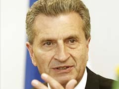 European Union's Digital Commissioner Guenther Oettinger Expects Decision on Google Case Soon