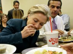 Hillary's Flawless Chipotle Choice: How Campaign Meals Can Make or Break a Politician's Image Hillary's Flawless Chipotle Choice: How Campaign Meals Can Make or Break a Politician's Image