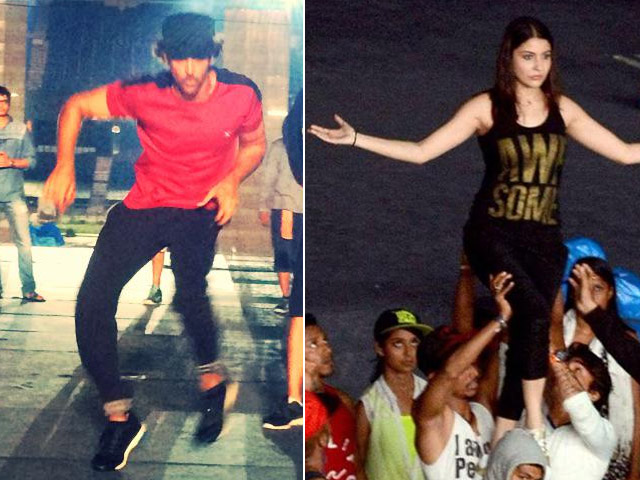 IPL 8: Hrithik Roshan, Anushka Sharma Rehearse in Rainy Kolkata