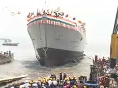 INS Visakhapatnam, India's Most Powerful, Lethal Destroyer Launched in Mazgaon Dock