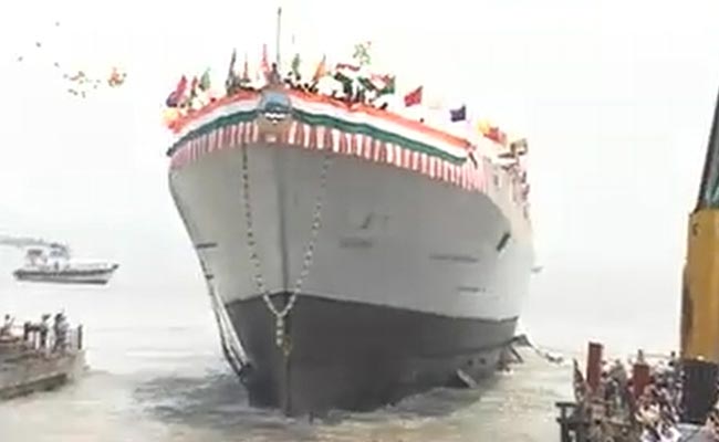 INS Visakhapatnam, India's Most Powerful, Lethal Destroyer Launched in Mazgaon Dock