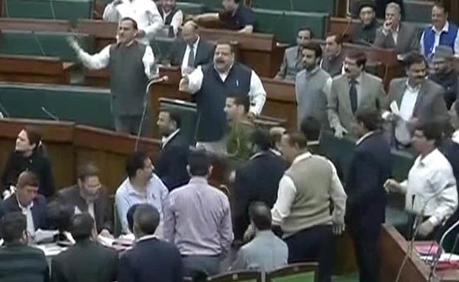 Chaos in Jammu and Kashmir Assembly as Opposition Targets Government Over Flood Relief
