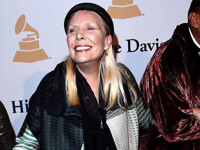 Singer Joni Mitchell, 71, Hospitalised