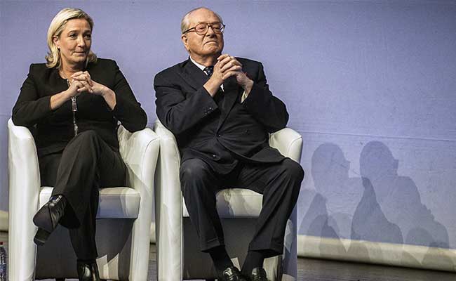 French Far-Right Family Feud as Marine Le Pen Jettisons Father