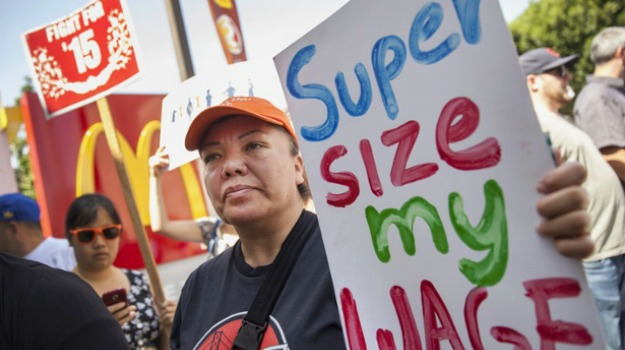 McDonald's Stores Targeted By Protests For $15 An Hour