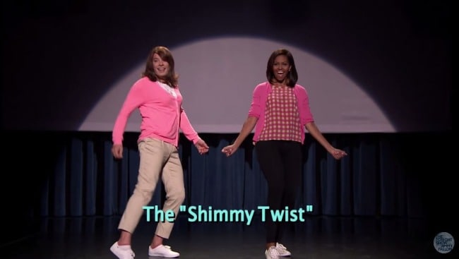 Michelle Obama Dances With Jimmy Fallon, Again. And It's Hilarious, Again