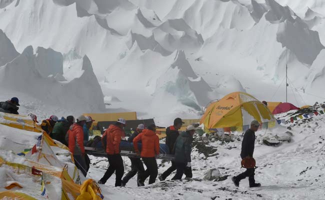 All Climbers at Camps High Up Everest Airlifted to Safety