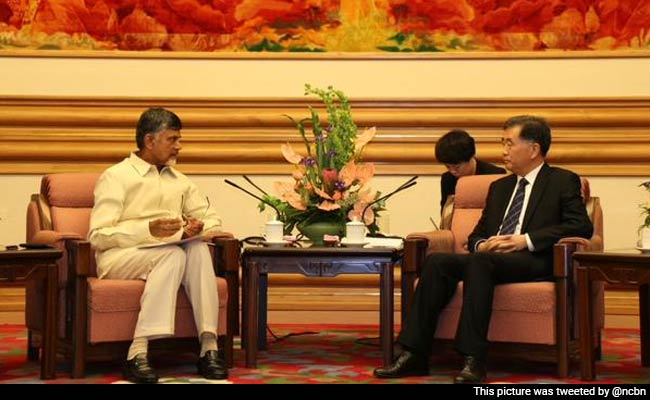 Andhra Pradesh Chief Minister Chandrababu Naidu Meets Top Executives on China Visit