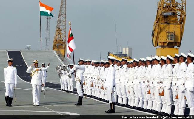 Onboard INS Viraat, Navy Chief RK Dhowan Confers Naval Gallantry Awards
