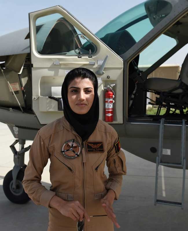 Female Afghan 'Top Gun' Niloofar Rahmani Soars Above Gender Barrier