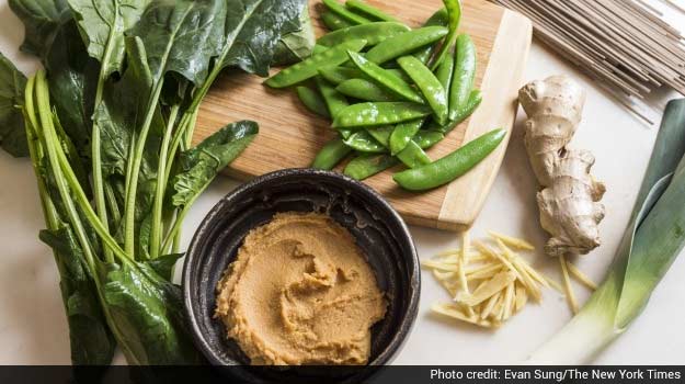 A Spring Chicken Soup With Miso
