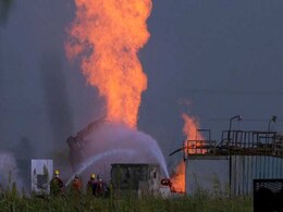 Fire at ONGC Well in Surat Under Control After 12 Days Fire at ONGC Well in Surat Under Control After 12 Days