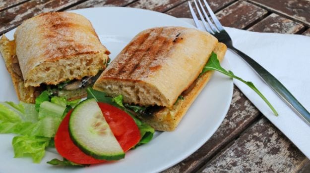 Roasted Broccoli and Cheese Panini