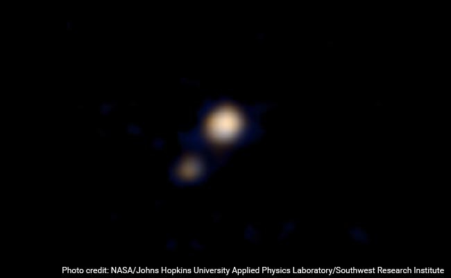 NASA Probe Beams Back Its First Colour Image of Pluto