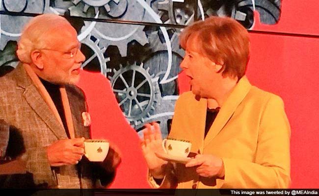 As PM Narendra Modi Pushes for 'Make in India', a <i>Chai pe Charcha</i> With German Chancellor Angela Merkel