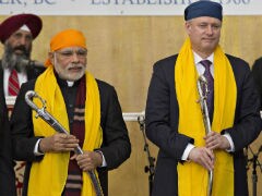 Narendra Modi Arrives in Vancouver