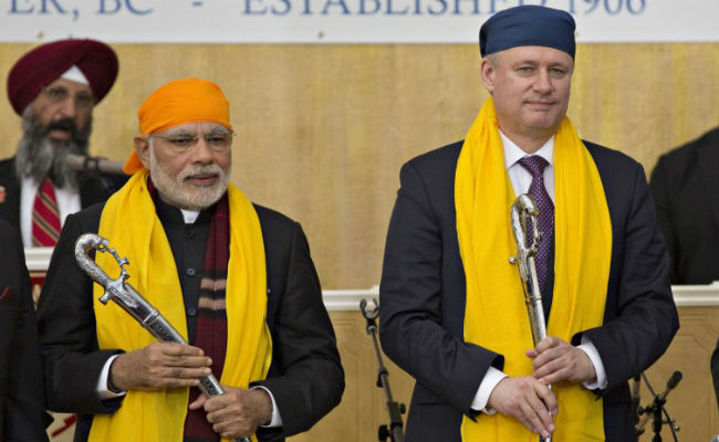 Narendra Modi Arrives in Vancouver