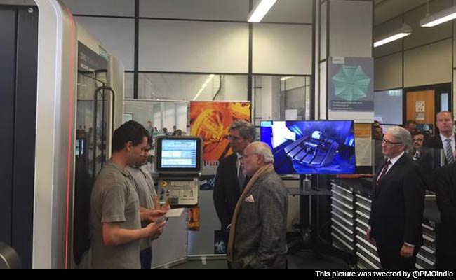 PM Narendra Modi Visits Siemens Technical Academy in Berlin