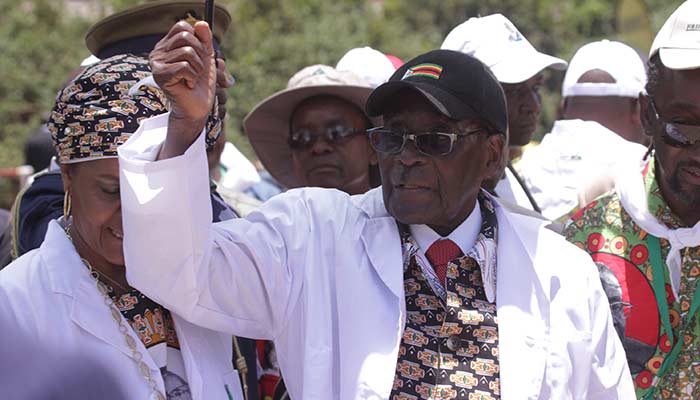 Zimbabwe's President Robert Mugabe Defends Mine Ownership Plan, Lampoons "Brutal" West