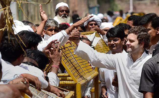 Rahul Gandhi Addresses Mega Farmers' Rally at Delhi's Ramlila Grounds