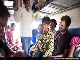 After Trek to the Hills, Rahul Gandhi Takes Train to Punjab After Trek to the Hills, Rahul Gandhi Takes Train to Punjab