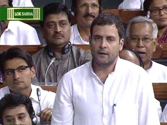 'Acche Din Government' Has Failed the Country, Says Rahul Gandhi in Parliament: Highlights