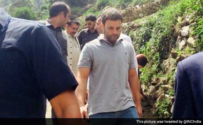 Not Chopper, Rahul Gandhi Opts for Tough Trek to Kedarnath Shrine