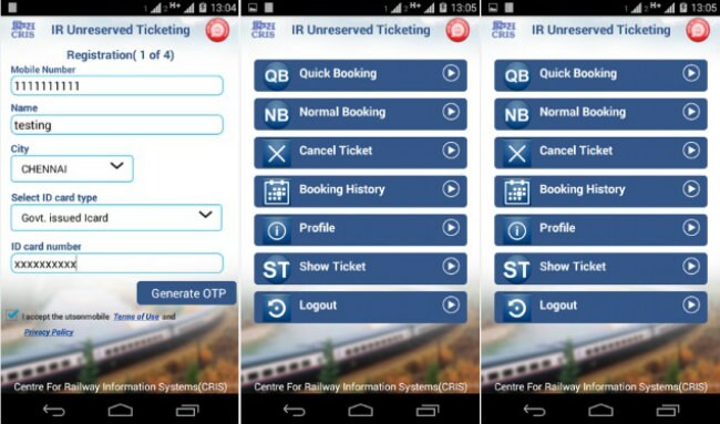 Railways Launches Mobile App for Paperless Ticketing of Unreserved Category